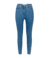 Elisabetta Franchi Belt-loop Jeans In Blue