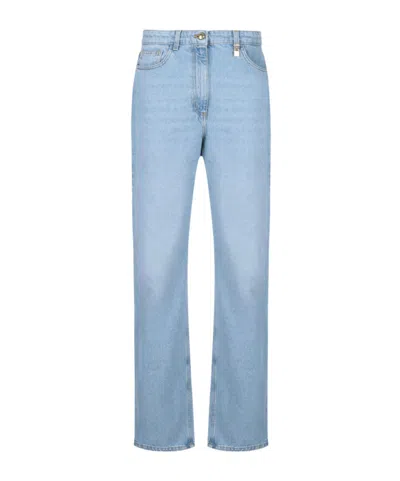 Elisabetta Franchi Belt-loop Jeans In Blue