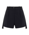 Elisabetta Franchi Belt-loop Shorts In Black