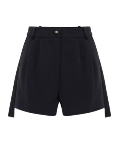 Elisabetta Franchi Belt-loop Shorts In Black