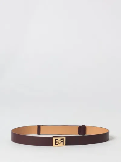 Elisabetta Franchi Belt Woman  In Burgundy