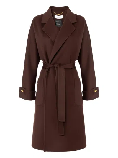 ELISABETTA FRANCHI BELTED COAT