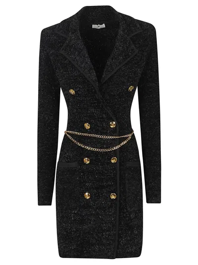 ELISABETTA FRANCHI BELTED DRESS