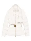 Elisabetta Franchi Belted Jacket In White