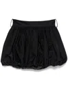 Elisabetta Franchi Belted Mini Skirt In Black