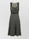 Elisabetta Franchi Organza Midi Dress