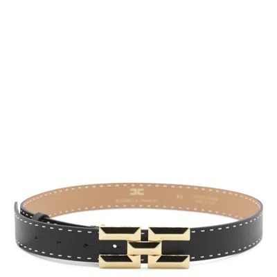 Elisabetta Franchi Belts Nero/burro