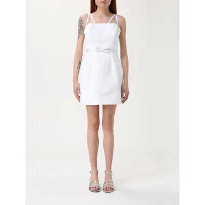 ELISABETTA FRANCHI BICOLOR POLYESTER CASUAL DRESS