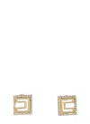 Elisabetta Franchi Earrings With Logo In Gold