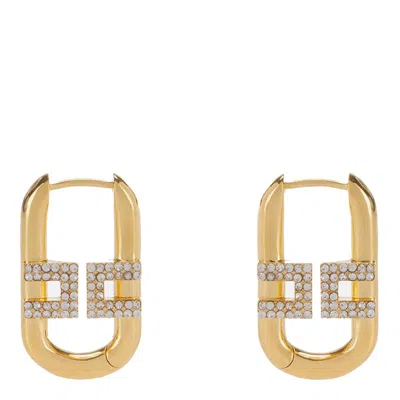 Elisabetta Franchi Bijoux Gold Earrings