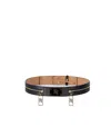 ELISABETTA FRANCHI ELISABETTA FRANCHI BLACK ZIPPED BELT