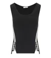 Elisabetta Franchi Viscose Tank Top In Black