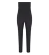 Elisabetta Franchi Black Bustier Jumpsuit