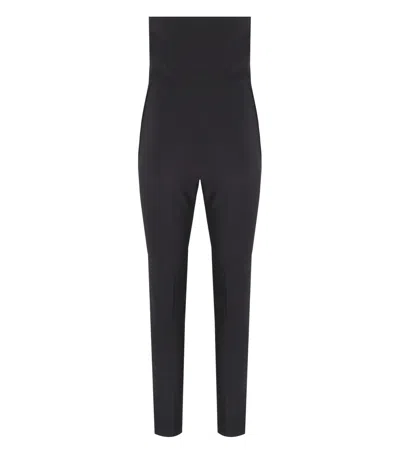 Elisabetta Franchi Black Bustier Jumpsuit