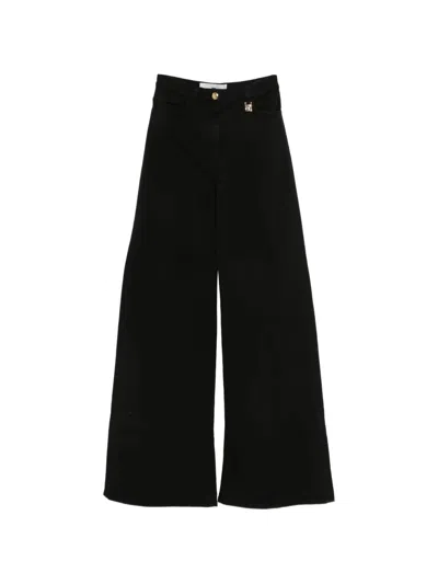 Elisabetta Franchi Black Cotton Jeans