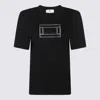 Elisabetta Franchi Crewneck Short Sleeves Straight Hem T-shirt In Black