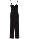 Elisabetta Franchi Black Stretch Jumpsuit