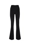 Elisabetta Franchi Black Crepe Palazzo Pants