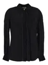 Elisabetta Franchi Shirt With Logo Detail In Black