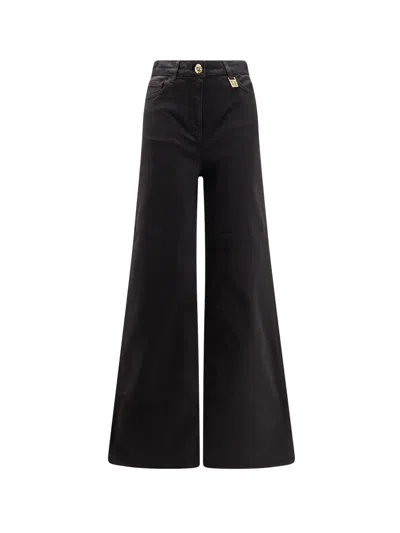 Elisabetta Franchi Black Denim Trousers