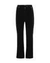 Elisabetta Franchi Tailored Black Trousers With Flared Leg In Black