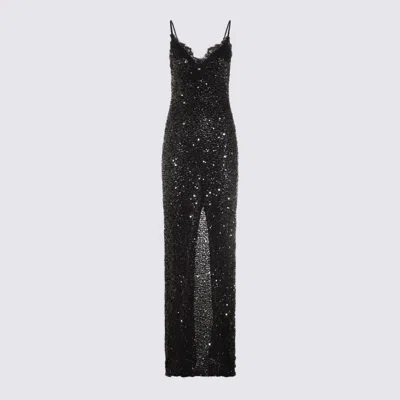 Elisabetta Franchi Knee Length Dress Spaghetti Straps In Black