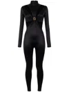 Elisabetta Franchi Cut-out Jumpsuit In Black