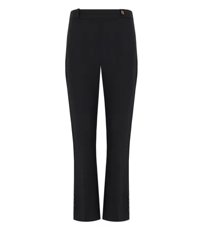 Elisabetta Franchi Black Flare Pants