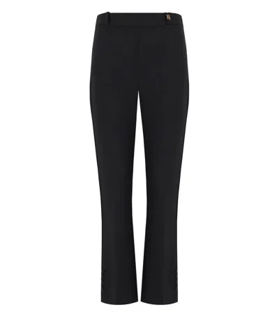 Elisabetta Franchi Black Flare Pants