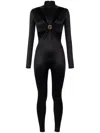Elisabetta Franchi Cut-out Jumpsuit In Black