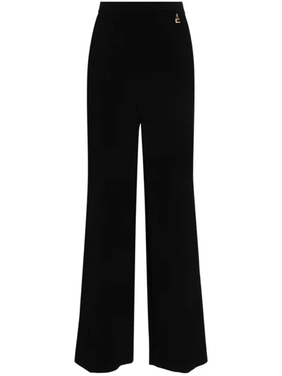 Elisabetta Franchi Black High-waisted Pants For Women