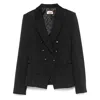 Elisabetta Franchi Double-breasted Jacket With Belted Waist