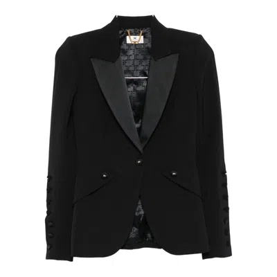ELISABETTA FRANCHI BLACK JACKETS