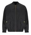 Elisabetta Franchi Black Jacquard Bomber Jacket