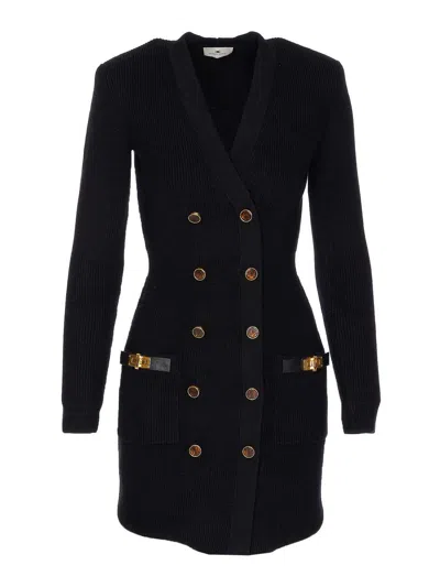 ELISABETTA FRANCHI VESTIDO CORTO - NEGRO
