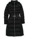 Elisabetta Franchi Monogram Coat In Black
