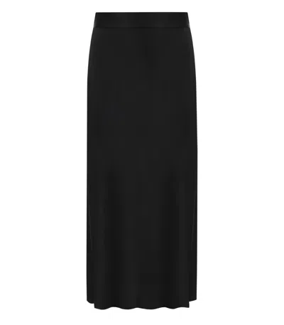 Elisabetta Franchi Black Midi Skirt