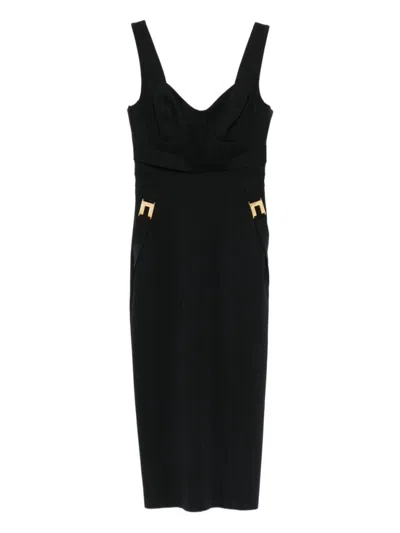 ELISABETTA FRANCHI BLACK MINI DRESS