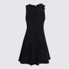 Elisabetta Franchi Black Mini Dress In Black