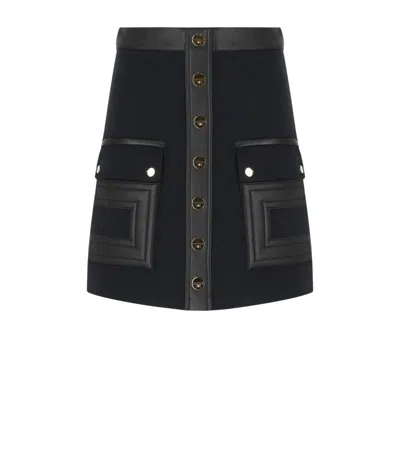 Elisabetta Franchi Black Mini Skirt