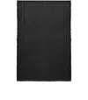 Elisabetta Franchi Monogram-jacquard Frayed Scarf In Black