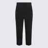 Elisabetta Franchi Flap Pockets High Waist Pleated Trousers In Black