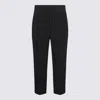 Elisabetta Franchi Flap Pockets High Waist Pleated Trousers In Black
