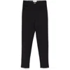 Elisabetta Franchi Straight Cropped High Waist Trousers