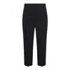Elisabetta Franchi Flap Pockets High Waist Pleated Trousers In Black