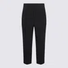 Elisabetta Franchi Flap Pockets High Waist Pleated Trousers In Black