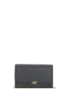 ELISABETTA FRANCHI BLACK POCHETTE WITH LOGO
