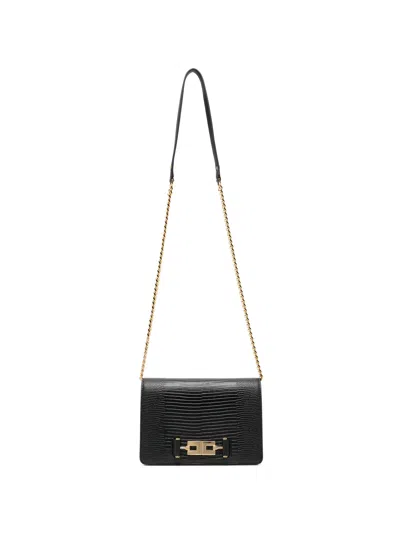 Elisabetta Franchi Black Polyurethane Polyester Handbag