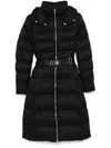 Elisabetta Franchi Monogram Coat In Black