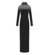 Elisabetta Franchi Black Red Carpet Dress In Black